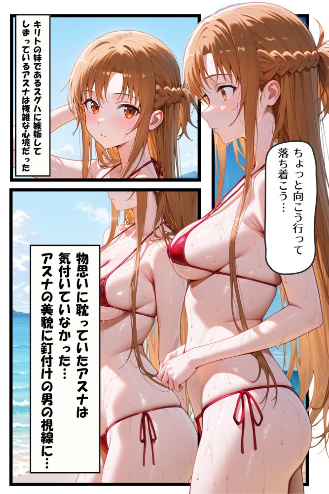 ソードアート・オンラインエロ漫画｜奪い愛 断ち切られた絆 アスナ編【かるぴすつゆだくで】 エロ同人誌画像 010